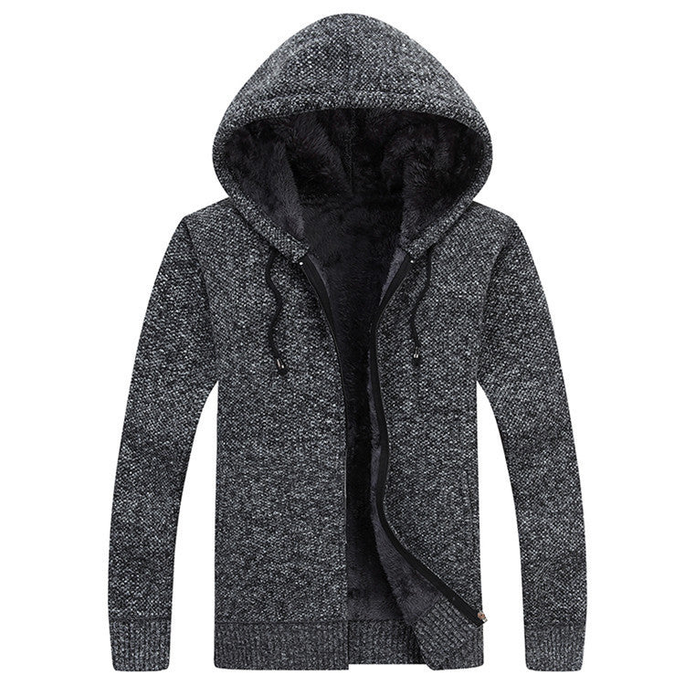Hooded knit Coat - WarmNest