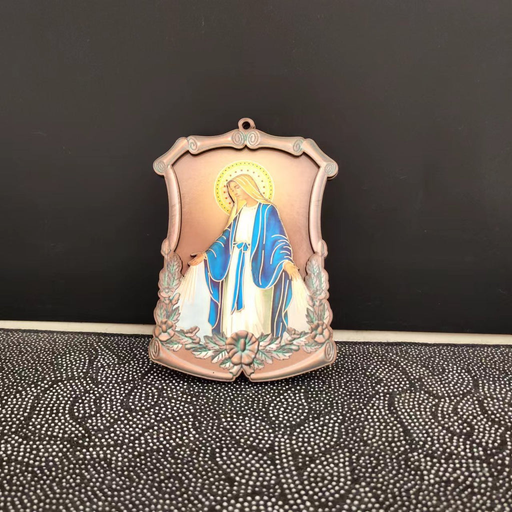 Wooden Trinket Ornament Double Layer Icon Ornament