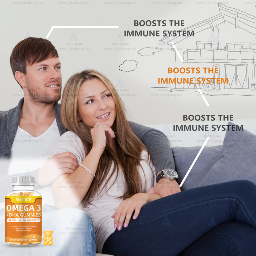 DHA Algae Oil Gummies For Kids Plant-Based DHA Formula Brain & Wellness Support Wholesale & Private Label