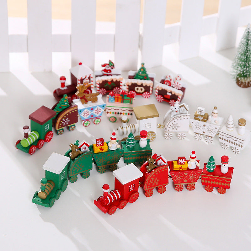 Christmas Decorations - Wooden train