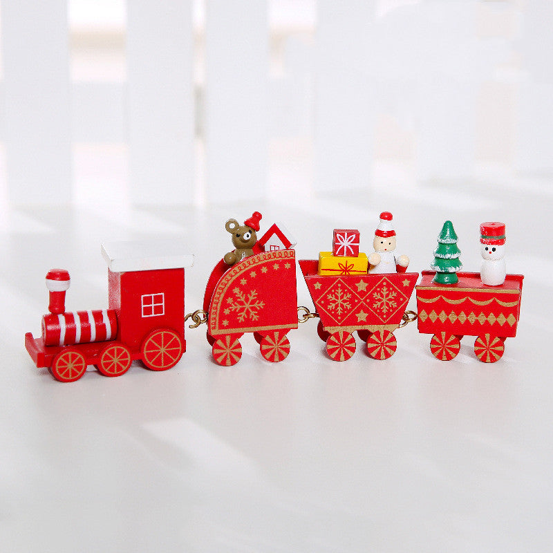 Christmas Decorations - Wooden train