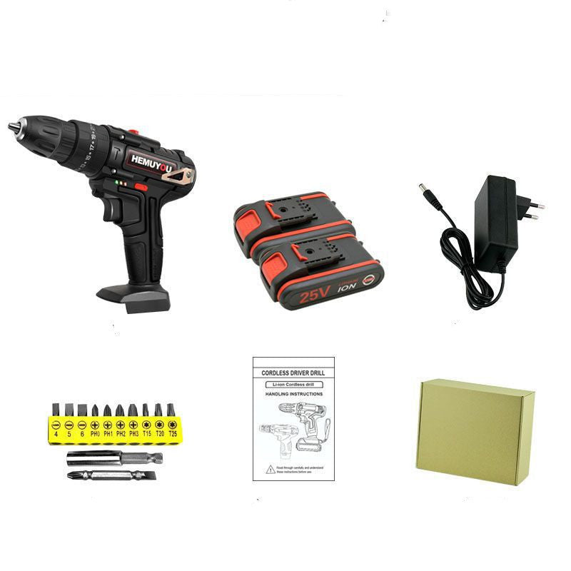 25V electric screw driver household pistol drill