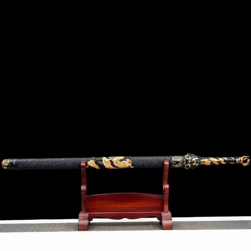 Handmade Integrated High Manganese Steel Swords Tang Heng Dao Xiu Chun Dao Embroidered Spring Saber For Jinyiwei, Unsharpened Cold Weapons