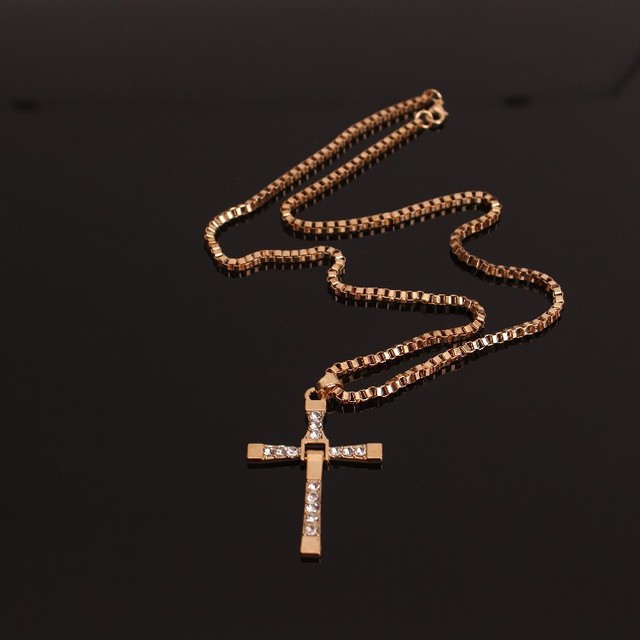 Cross necklace hip hop men's necklace