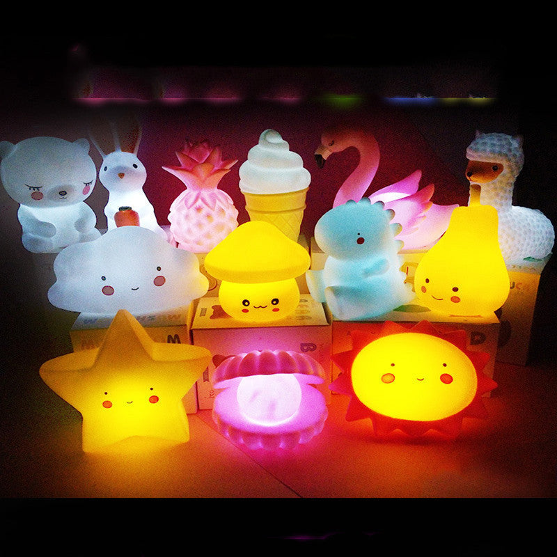 Cartoon creative vinyl night light