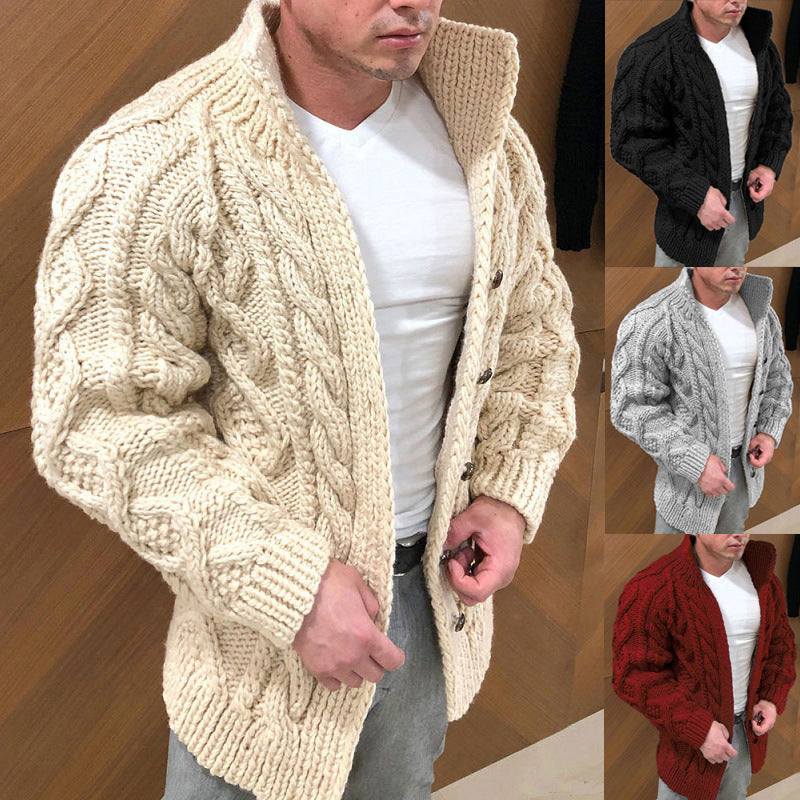 Button rope cardigan