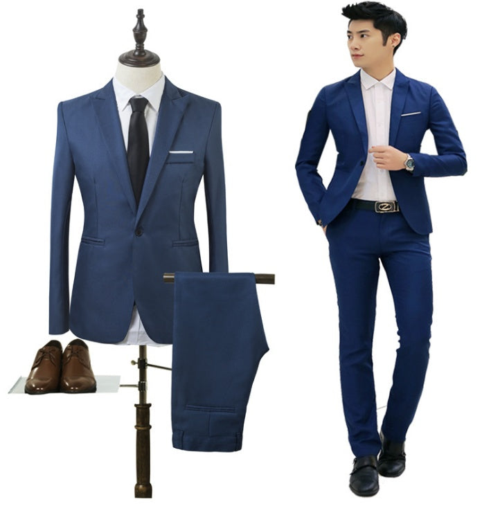 Business two-piece suit suit Korean Slim suit jacket