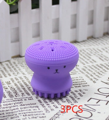 Cute Silicone Cleansing And Exfoliating Tool Brush