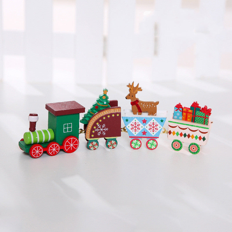 Christmas Decorations - Wooden train