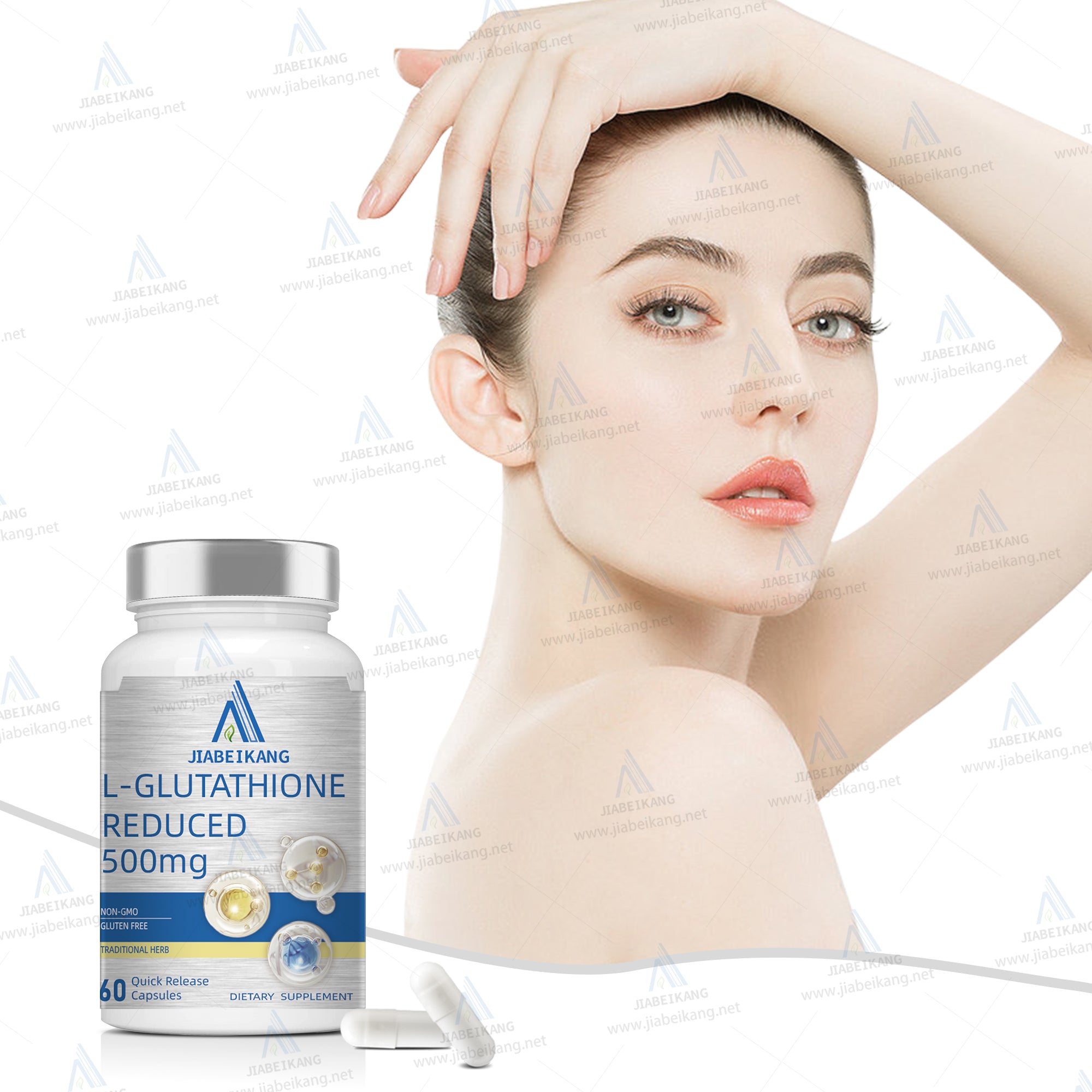 Liposomal Glutathione Capsules Skin Whitening Beauty Supplement With Collagen And Vitamin C Best Brightening Formula