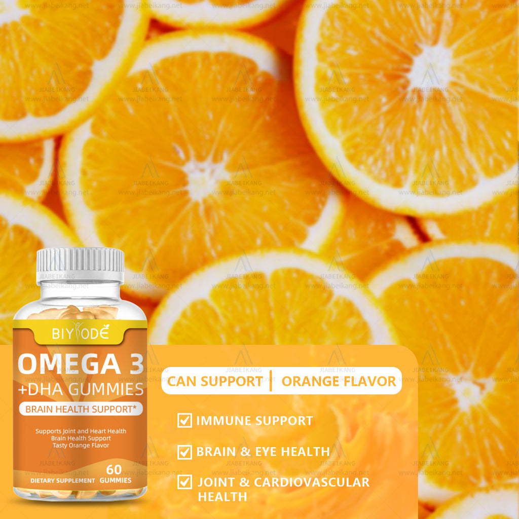 DHA Algae Oil Gummies For Kids Plant-Based DHA Formula Brain & Wellness Support Wholesale & Private Label