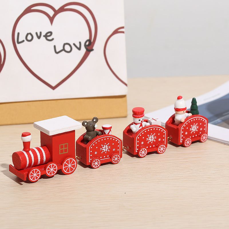 Christmas Decorations - Wooden train