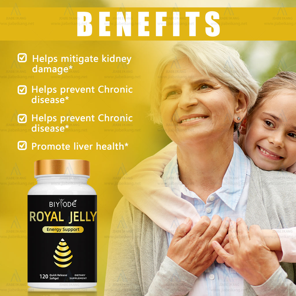 Custom Royal Jelly Softgel Supplement OEM ODM Liver Support Formula Herbal Supplement