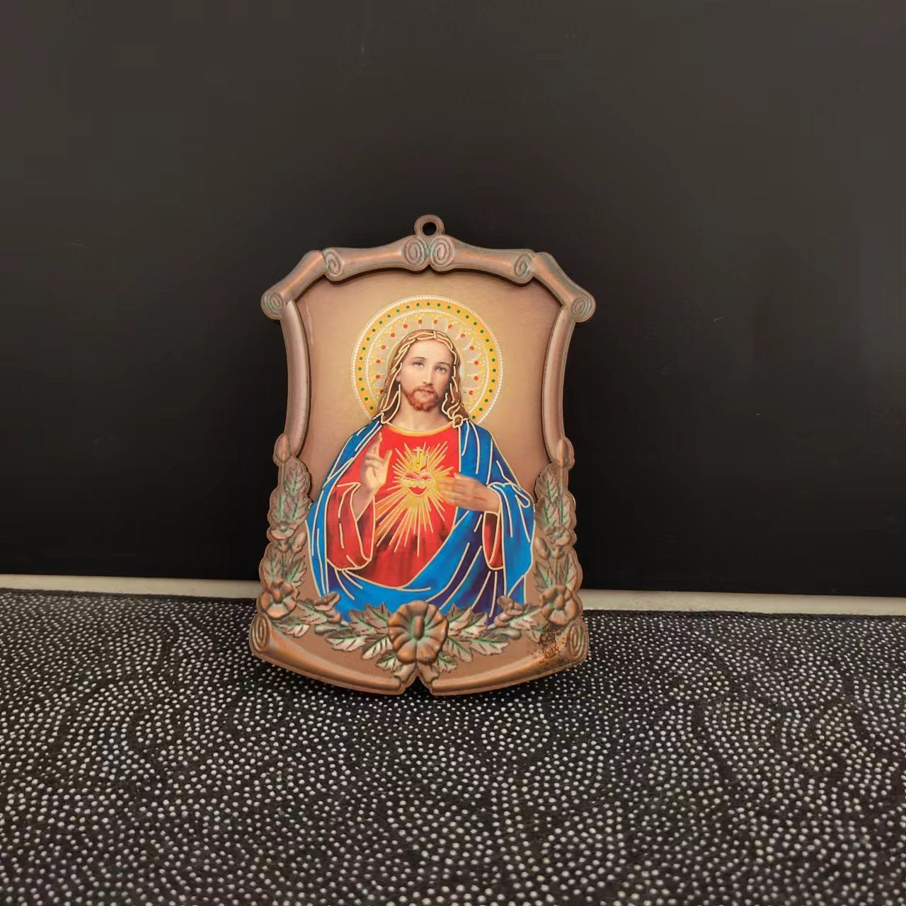 Wooden Trinket Ornament Double Layer Icon Ornament