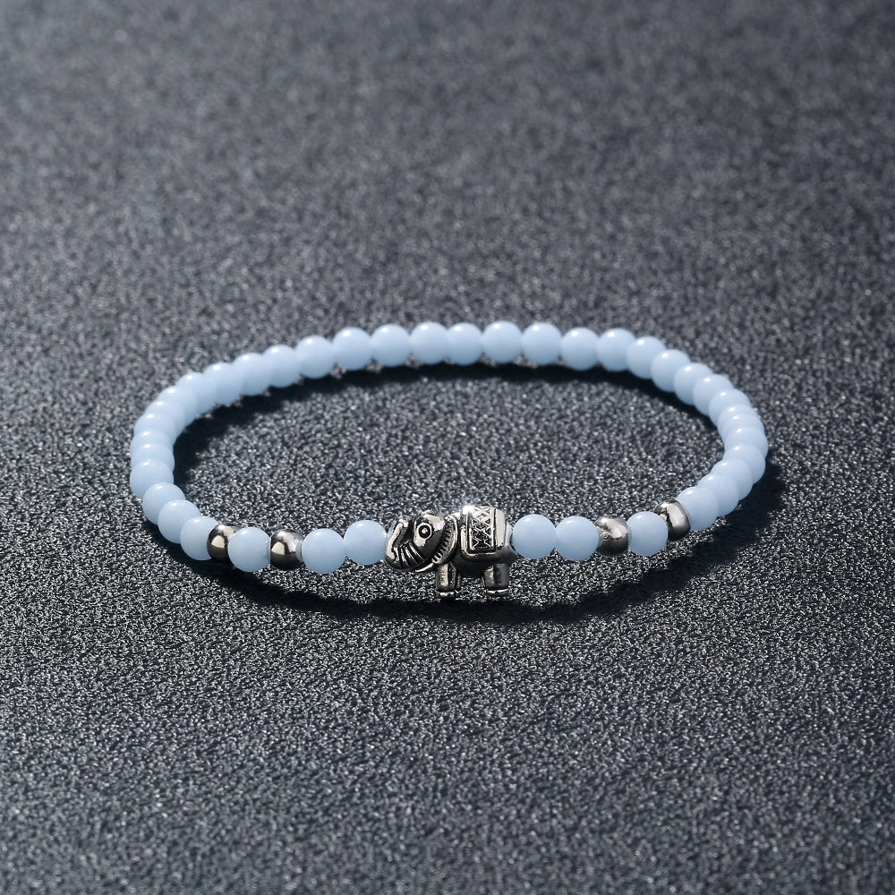 Vintage Elephant Luminous Bead Bracelet