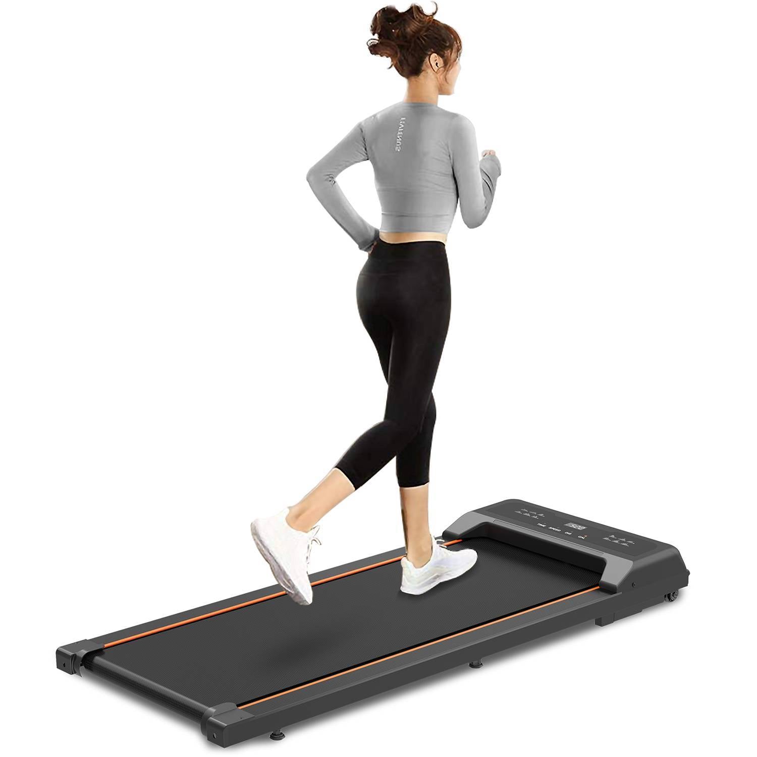Treadmill - Walking Pad Under Desk Treadmill LED Display And Remote Control Portable Treadmill