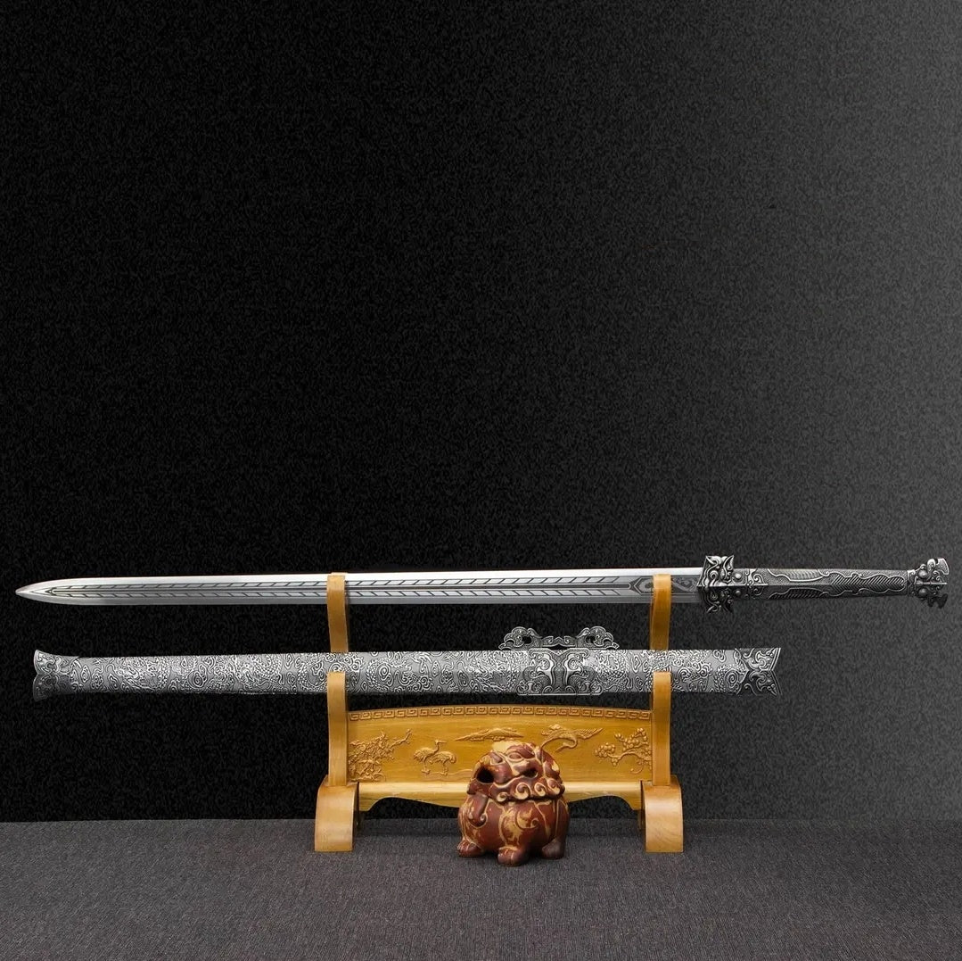 Beast Beak Integral Sword High Manganese Steel Self-Defense Cold Weapon  Collection-Grade  Unsharpened