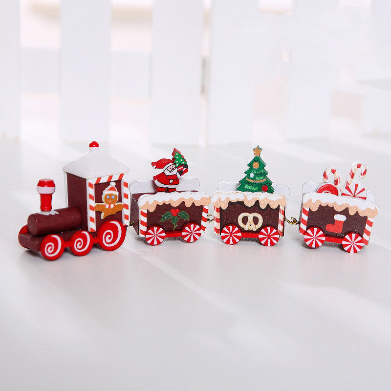 Christmas Decorations - Wooden train