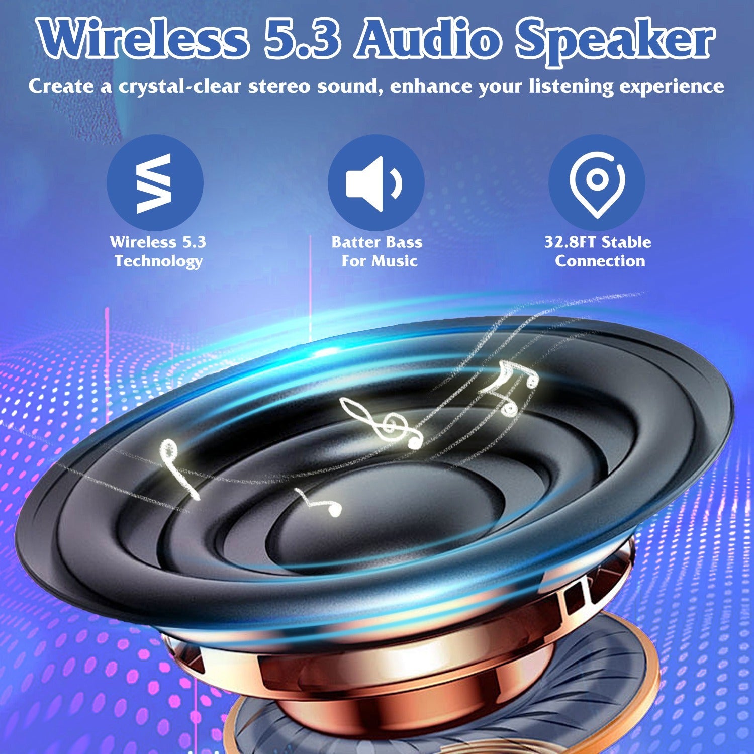 Speaker & phone charge - SpinWave 360°