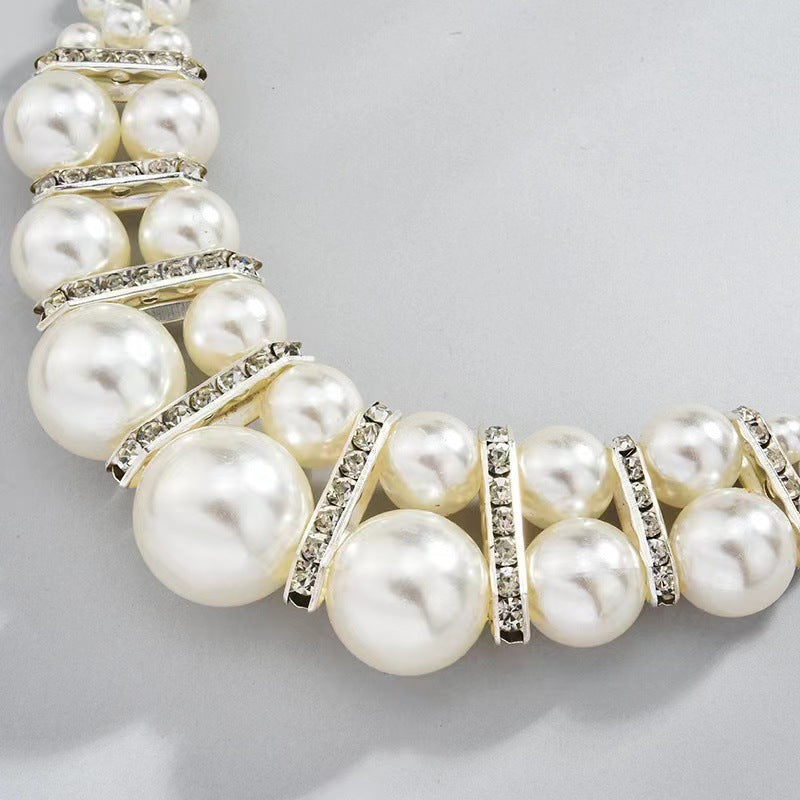 Pearl Necklace & earring set