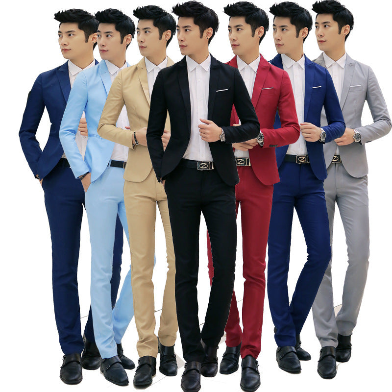 Business two-piece suit suit Korean Slim suit jacket