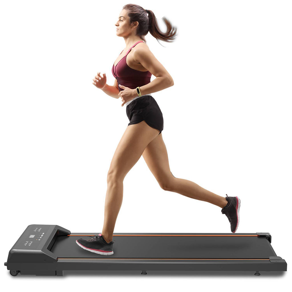 Treadmill - Walking Pad Under Desk Treadmill LED Display And Remote Control Portable Treadmill
