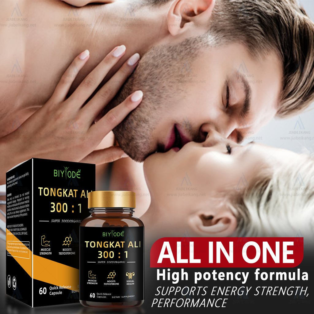 Jiabeikang Factory Natural Tongkat Ali Extract Pills For Men Male Energy Boost Dietary Supplement Capsules