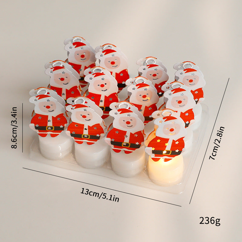 LED Electronic Candle Light Christmas Tree Creative Decoration