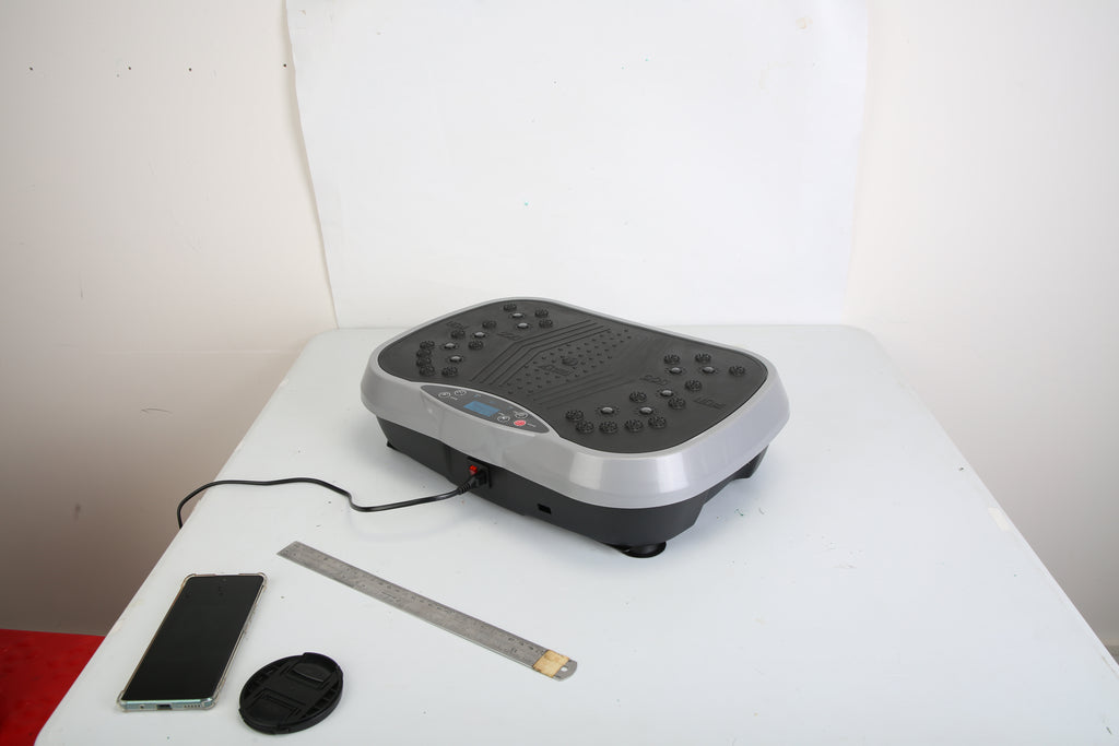 1Pc Vibration Exercise Machine With Resistant Bands Remote Control Whole Body Vibration Platform Workout Equipment Home Fitness Training Equipment For Weight Loss Fat Burner