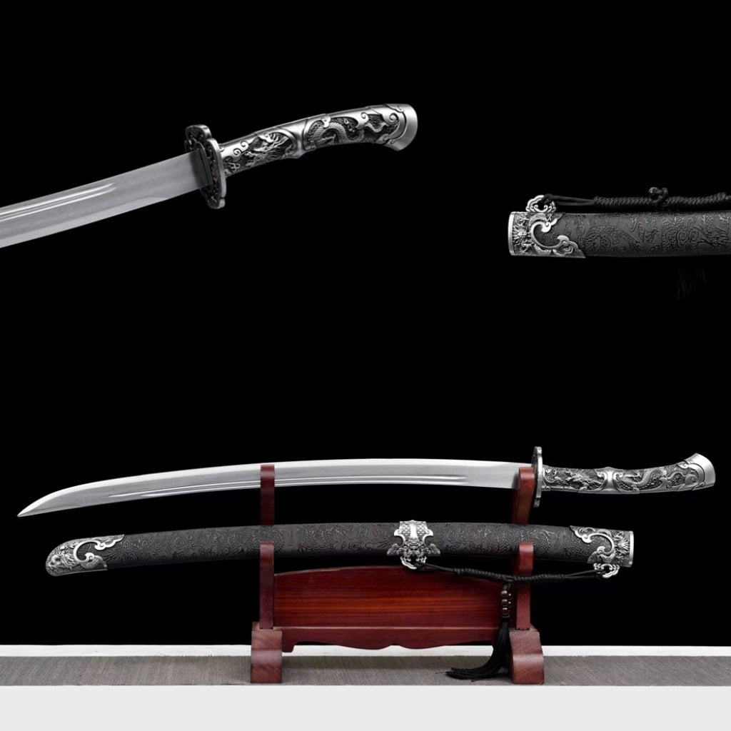 Linglong Green Blade, High Manganese Steel Xiuchun Dao, Sword, Green Blade, Tang Heng Dao, Film TV Prop, Practice Cold Weapon Unsharpened