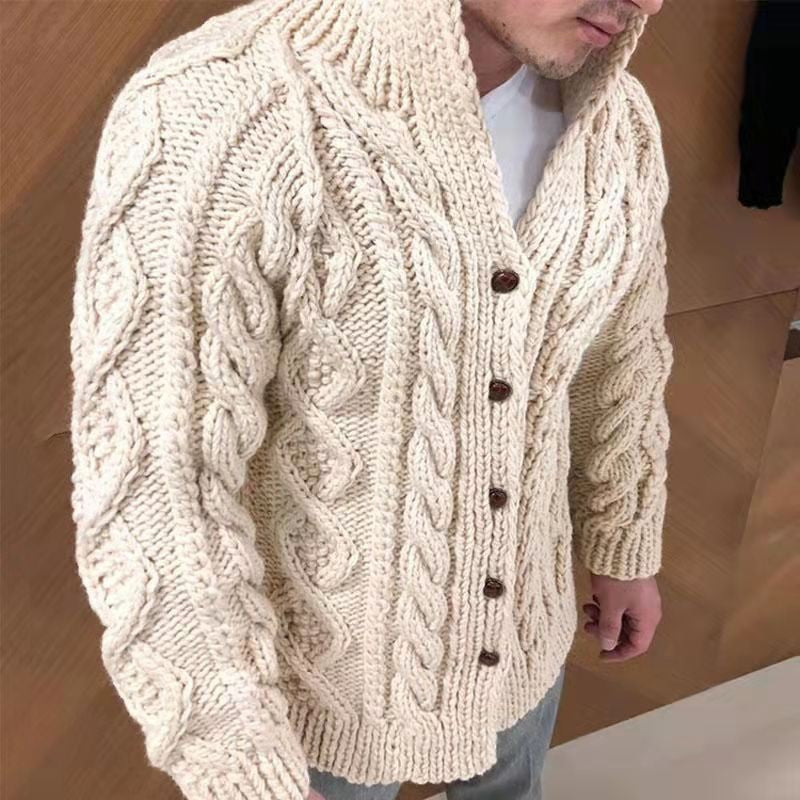 Button rope cardigan