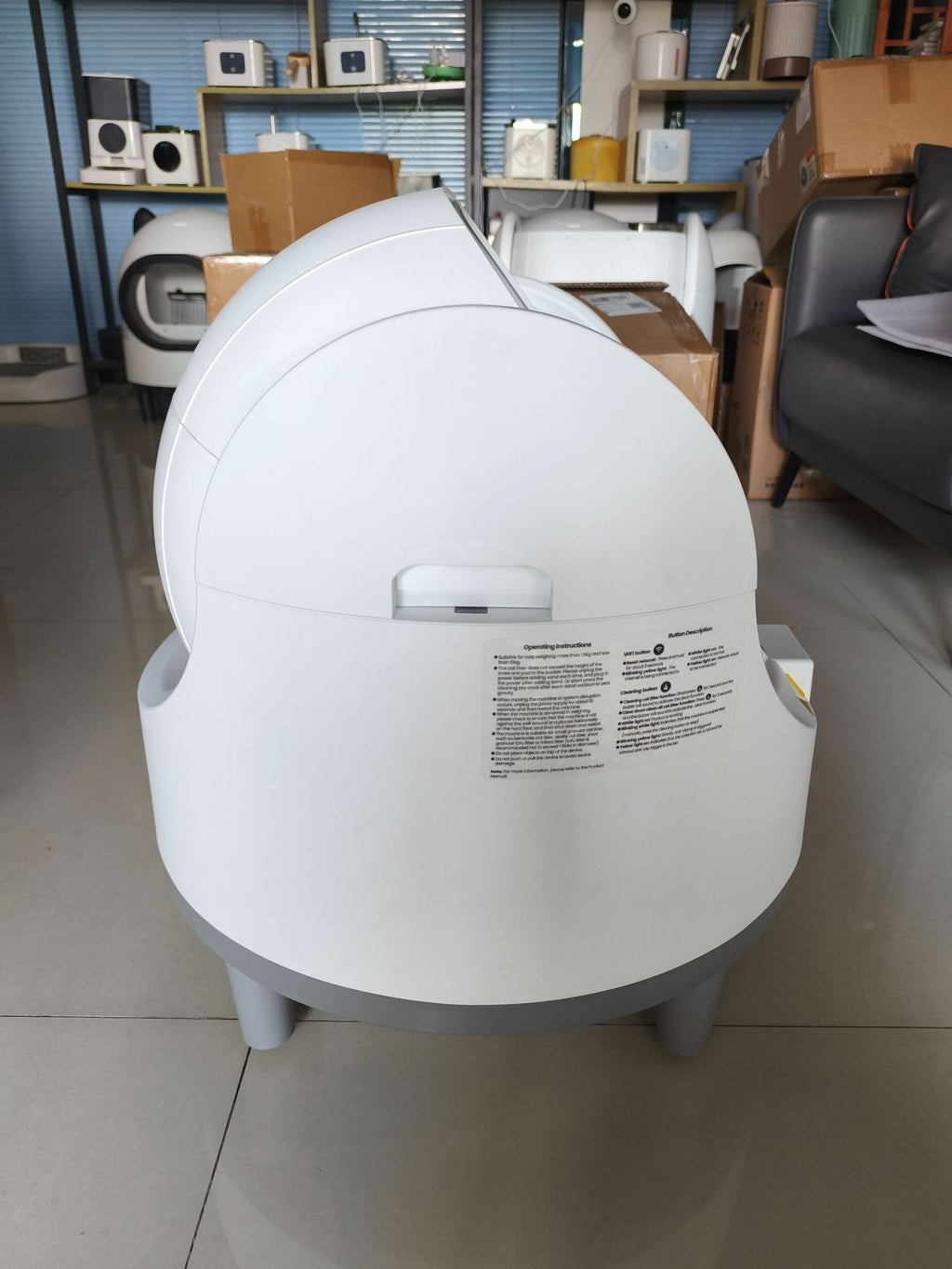 Fully Automatic Cat Litter Box With Large Space Intelligent Shovel Machine