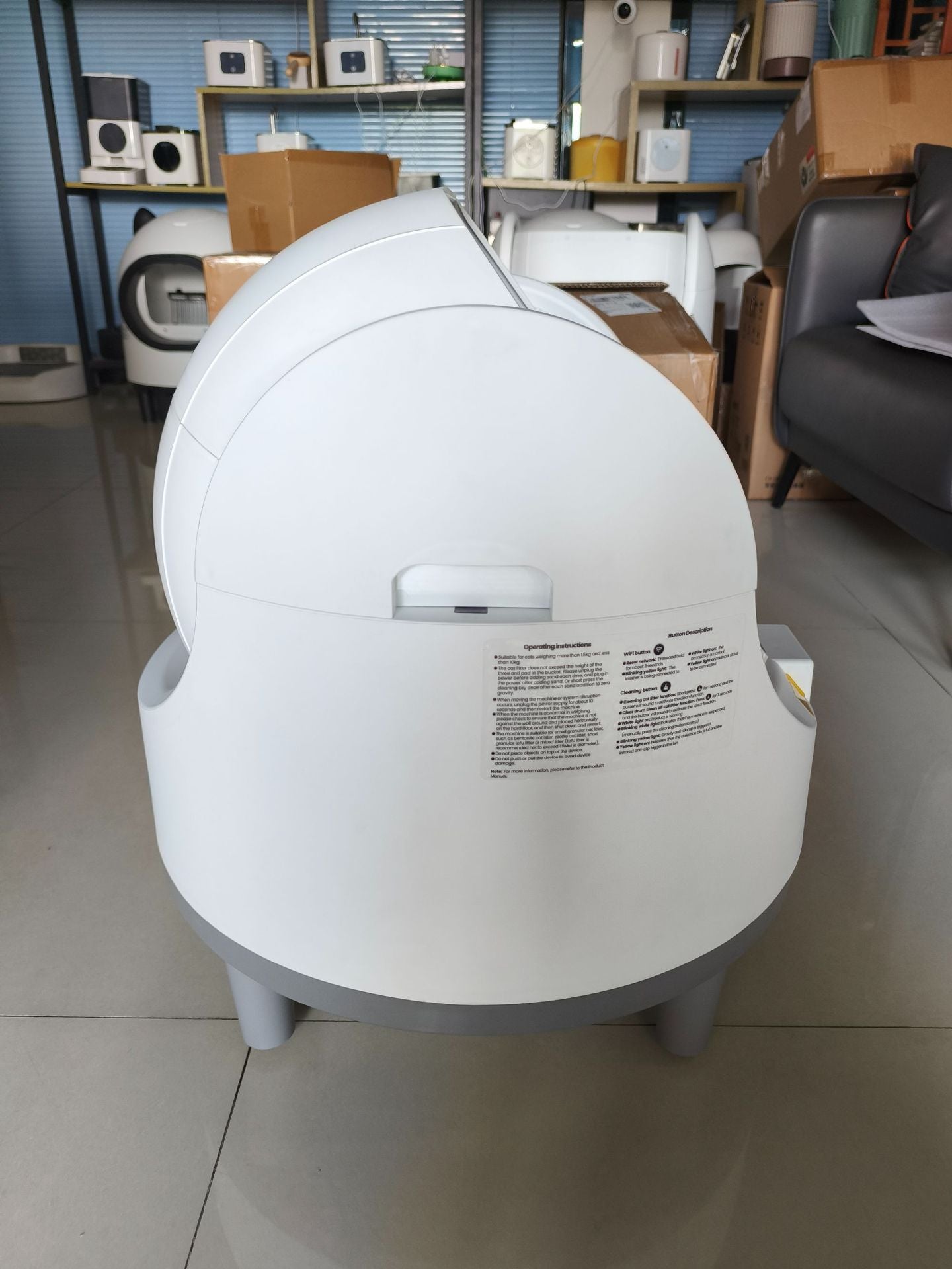 Fully Automatic Cat Litter Box With Large Space Intelligent Shovel Machine