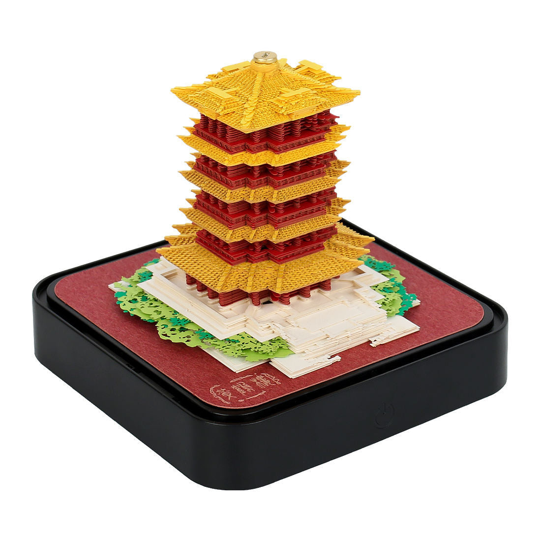 Flowers And Flowers 3D Memo Book Paper Carved Memo