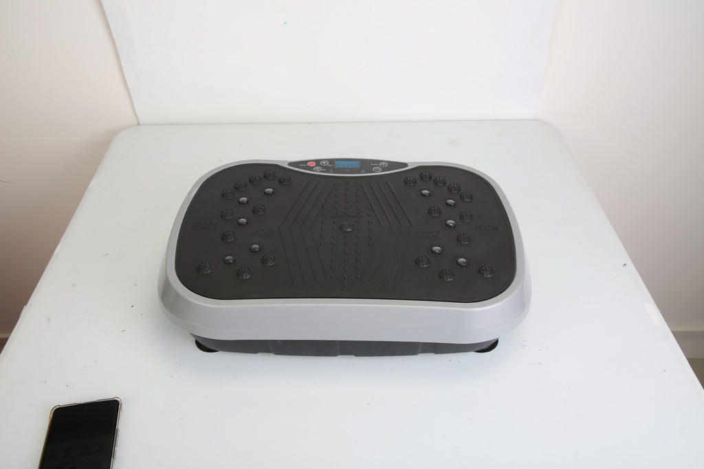 1Pc Vibration Exercise Machine With Resistant Bands Remote Control Whole Body Vibration Platform Workout Equipment Home Fitness Training Equipment For Weight Loss Fat Burner