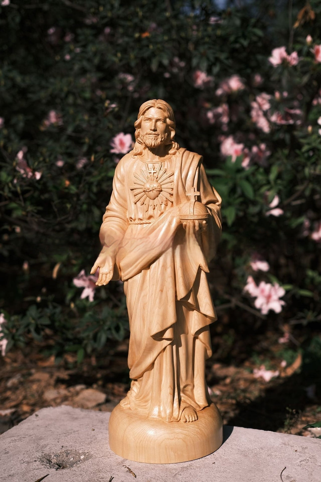 Carving Icon Wood Carving Ornaments Chinese Household Church Crafts