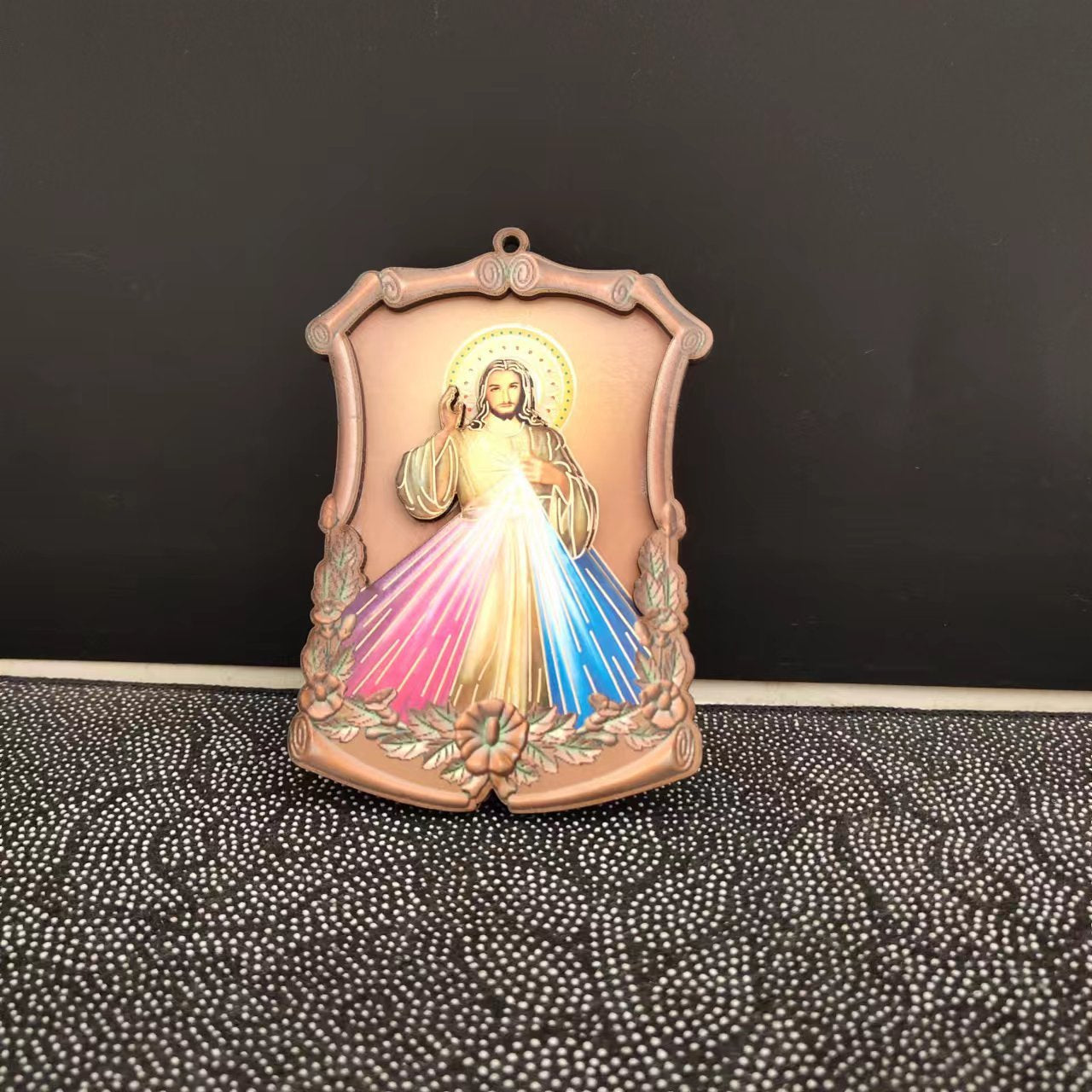 Wooden Trinket Ornament Double Layer Icon Ornament