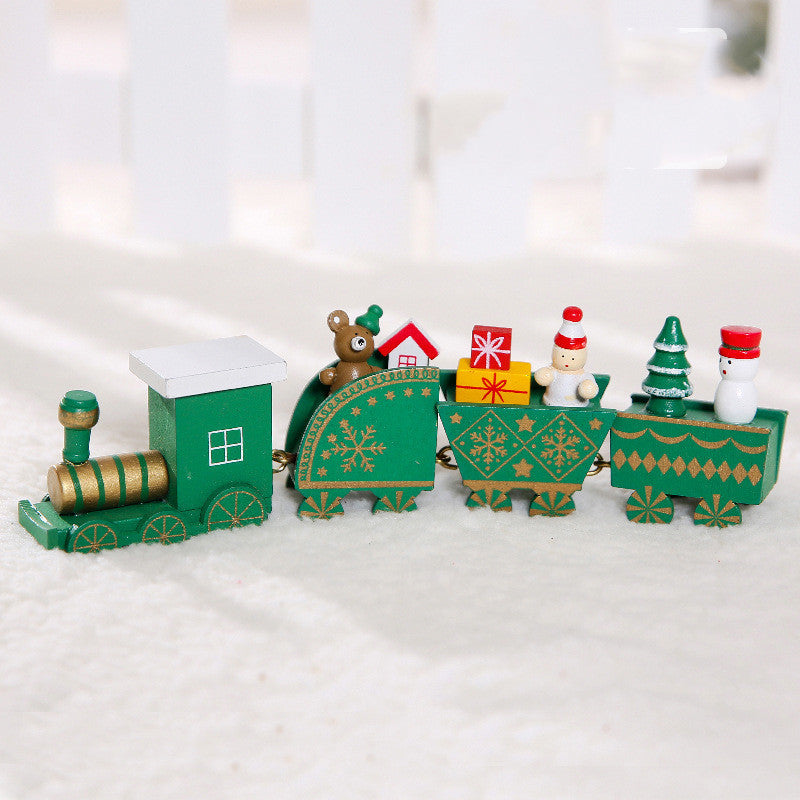 Christmas Decorations - Wooden train