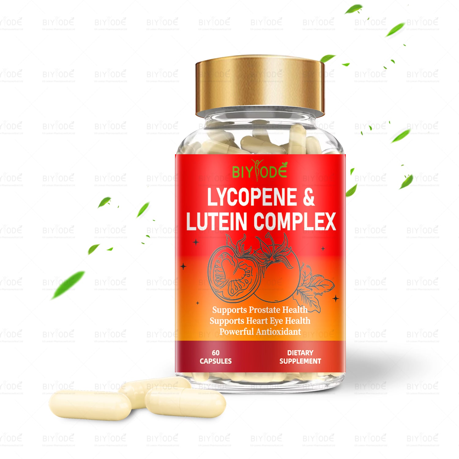Jiabeikang Factory Wholesale Vitamins Blood Heart Eyes Health Supplements Lycopene Lutein 2 In 1 Capsules