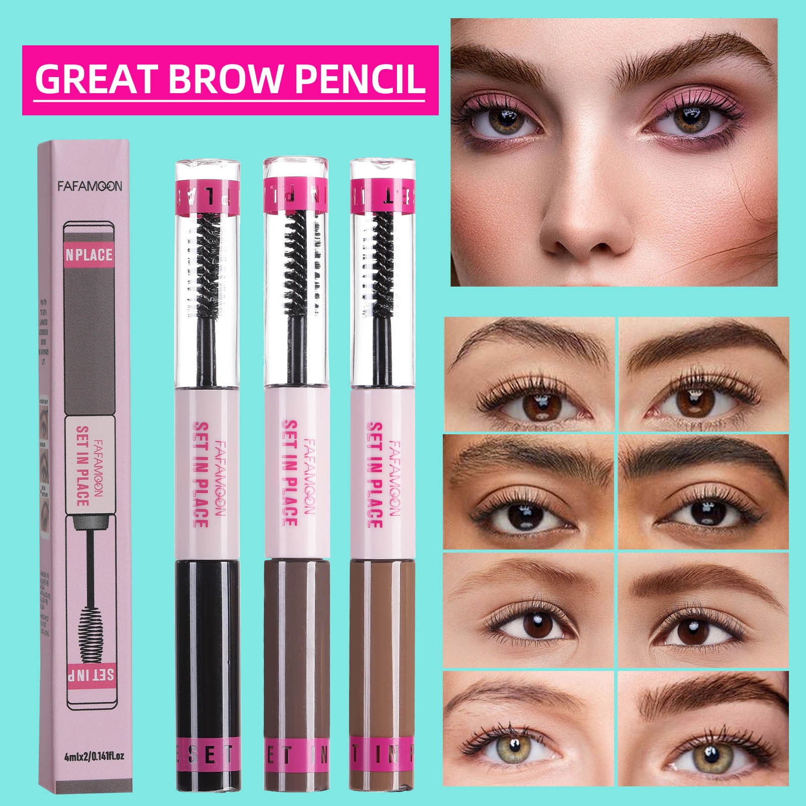 Setting Brow Cream Liquid Transparent Gel