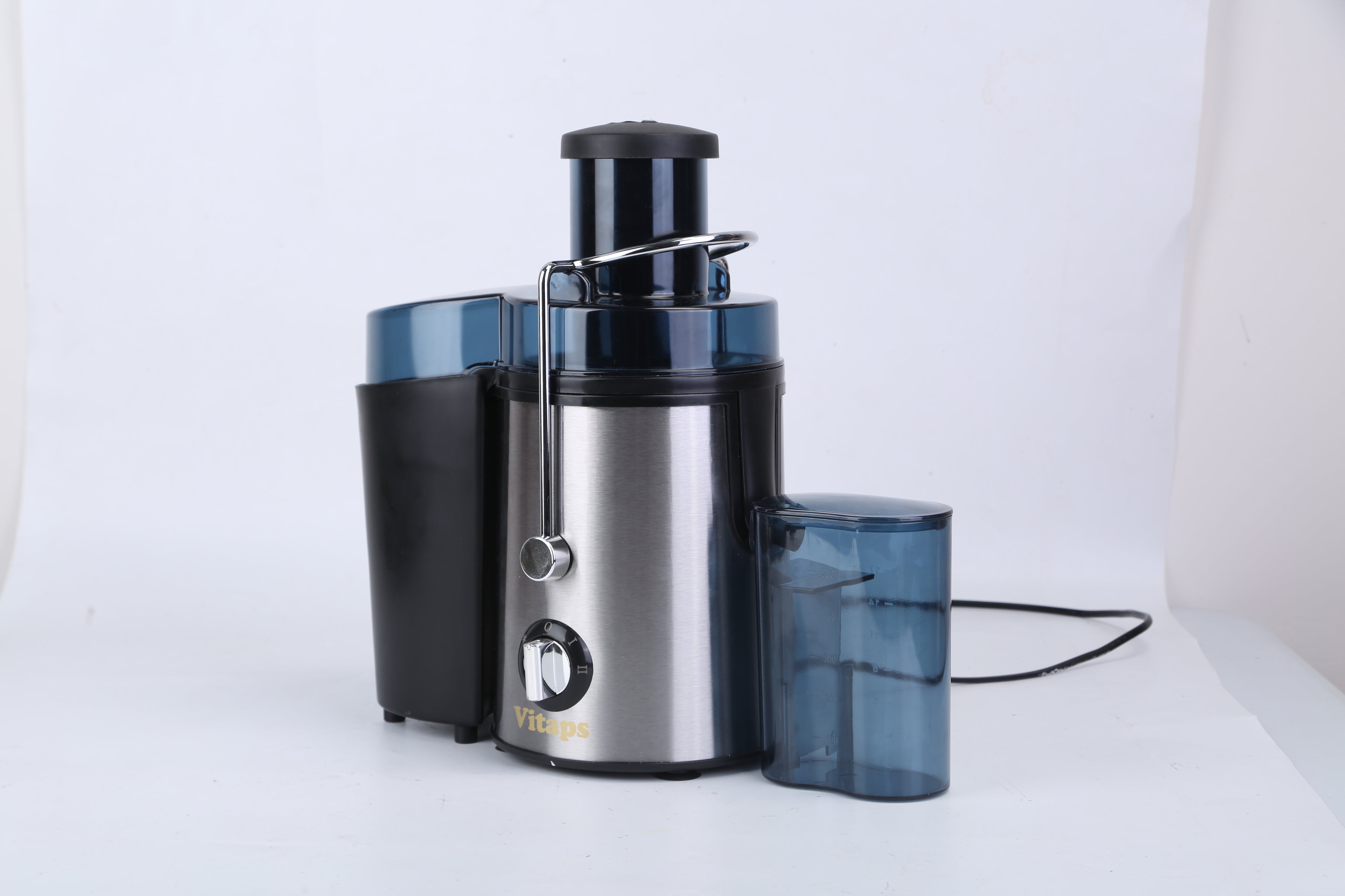 1Pc Centrifugal Juicer Juice Extractor With 2 Speeds 2.6in Wide Feed Chute 17Oz Juicer Cup 54Oz Pulp Collector Electric Juicer For Fruits Vegetables