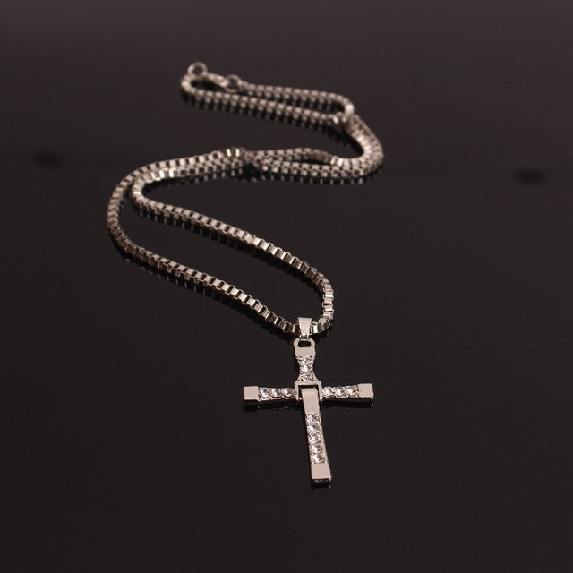 Cross necklace hip hop men's necklace