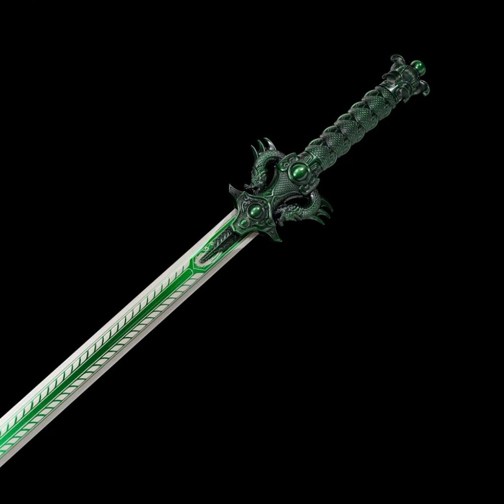 Integrated Tang Dynasty Swords Tang Heng Dao, Xiu Chun Dao Embroidered Spring Saber  High Manganese Steel Blades, Unsharpened Cold Weapons For Self Defense