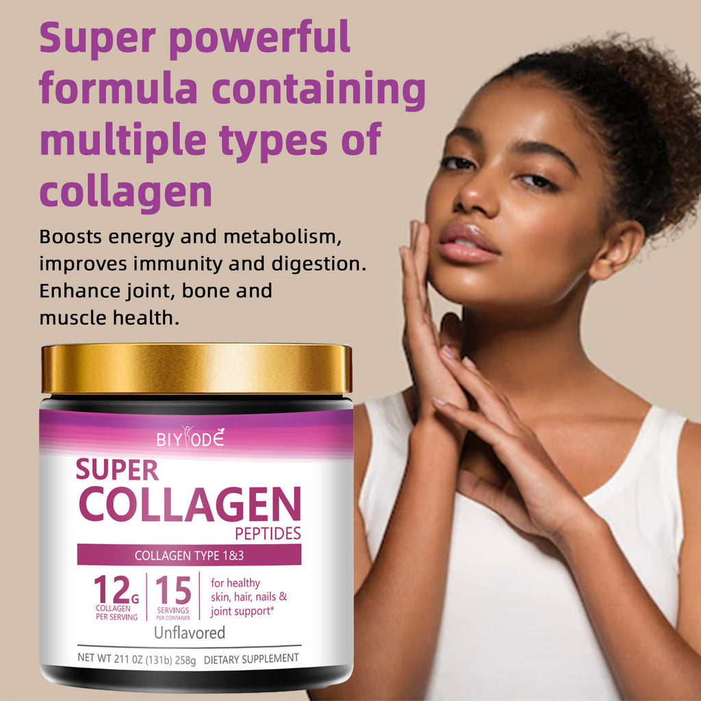 OEM ODM Private Label Super Collagen Peptides Herbal Supplement Collagen Protein Powder Manufacturer Factory Direct Supply OEM ODM Fast Delivery With COA HALAL GMP