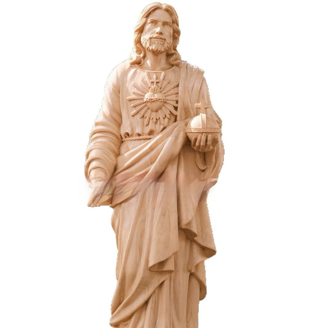 Carving Icon Wood Carving Ornaments Chinese Household Church Crafts