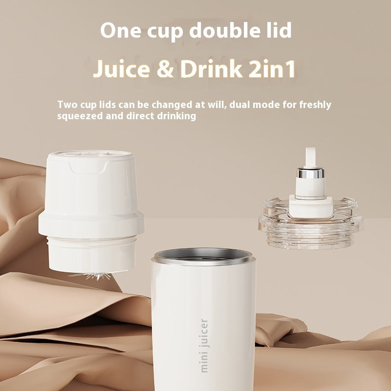 Juicer Cup Juice Cup Portable And Versatile Double Cover Wireless