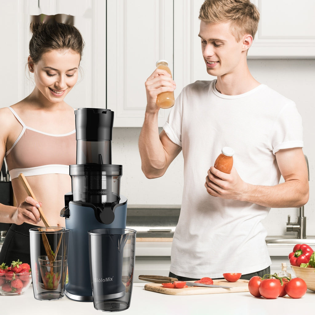 Large Diameter Juicer Low Speed Juice Extractor