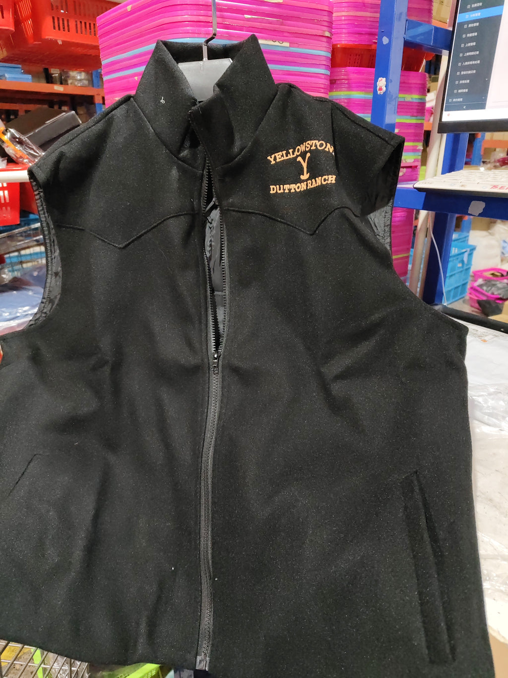 Trendy Slim Printed Vest Jacket Men