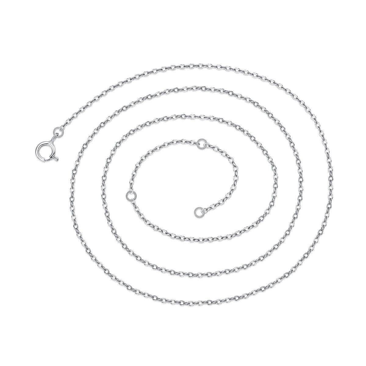 New 925 Silver 4ct Egg Shape Synthetic Paraiba Necklace