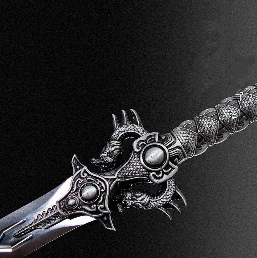 Lilong Sword One-piece High Manganese Steel Collectible Cold Weapon Unsharpened Not For Self-Defense